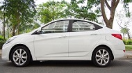 Xe du lịch Hyundai Accent tại đà nẵng