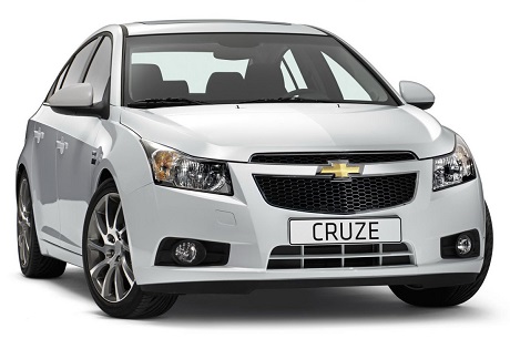 thuê xe du lịch 4 chỗ chevrolet cruze tại đà nẵng